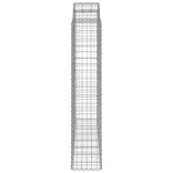 2 db íves horganyzott vas gabion kosár 200x50x200/220 cm