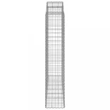 8 db íves horganyzott vas gabion kosár 200x50x200/220 cm