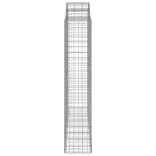 11 db íves horganyzott vas gabion kosár 200x50x200/220 cm