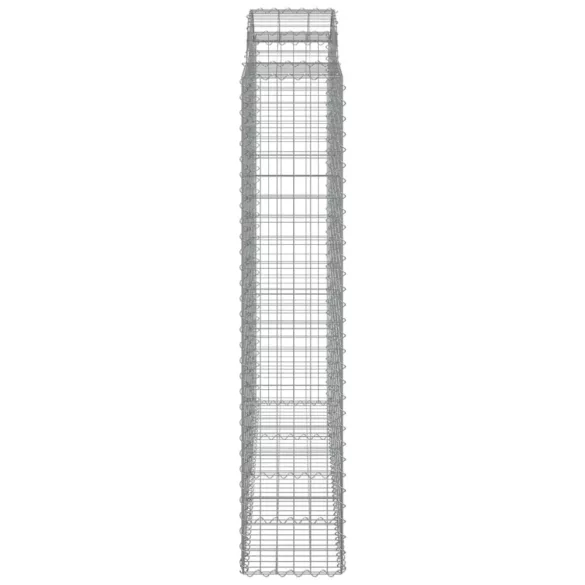 11 db íves horganyzott vas gabion kosár 200x50x200/220 cm