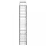 8 db íves horganyzott vas gabion kosár 200x50x220/240 cm