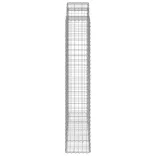 12 db íves horganyzott vas gabion kosár 200x50x220/240 cm