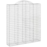 13 db íves horganyzott vas gabion kosár 200x50x220/240 cm