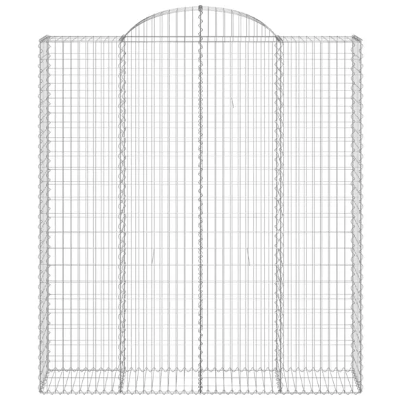 13 db íves horganyzott vas gabion kosár 200x50x220/240 cm