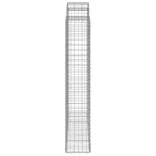 13 db íves horganyzott vas gabion kosár 200x50x220/240 cm
