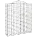 14 db íves horganyzott vas gabion kosár 200x50x220/240 cm