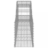 2 db íves horganyzott vas gabion kosár 300x30x40/60 cm