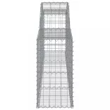 10 db íves horganyzott vas gabion kosár 300x30x60/80 cm