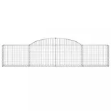 11 db íves horganyzott vas gabion kosár 300x30x60/80 cm