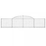 13 db íves horganyzott vas gabion kosár 300x30x60/80 cm