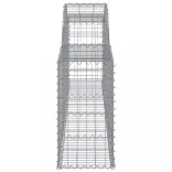15 db íves horganyzott vas gabion kosár 300x30x60/80 cm