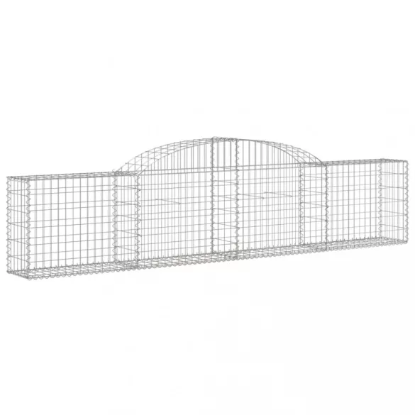 20 db íves horganyzott vas gabion kosár 300x30x60/80 cm