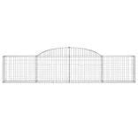30 db íves horganyzott vas gabion kosár 300x30x60/80 cm