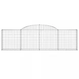 13 db íves horganyzott vas gabion kosár 300x30x80/100 cm