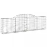 20 db íves horganyzott vas gabion kosár 300x30x80/100 cm