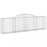 25 db íves horganyzott vas gabion kosár 300x30x80/100 cm