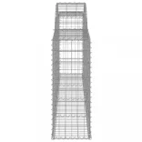 25 db íves horganyzott vas gabion kosár 300x30x80/100 cm