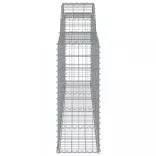 30 db íves horganyzott vas gabion kosár 300x30x80/100 cm