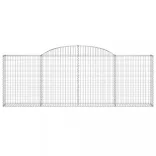 3 db íves horganyzott vas gabion kosár 300 x 30 x 100/120 cm