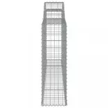 3 db íves horganyzott vas gabion kosár 300 x 30 x 100/120 cm