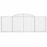 10 db íves horganyzott vas gabion kosár 300 x 30 x 100/120 cm