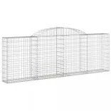 11 db íves horganyzott vas gabion kosár 300 x 30 x 100/120 cm