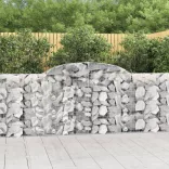 13 db íves horganyzott vas gabion kosár 300 x 30 x 100/120 cm