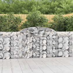   13 db íves horganyzott vas gabion kosár 300 x 30 x 100/120 cm