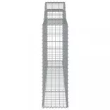 15 db íves horganyzott vas gabion kosár 300 x 30 x 100/120 cm