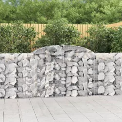   20 db íves horganyzott vas gabion kosár 300 x 30 x 100/120 cm