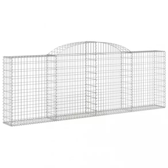 30 db íves horganyzott vas gabion kosár 300 x 30 x 100/120 cm