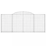 15 db íves horganyzott vas gabion kosár 300x30x120/140 cm