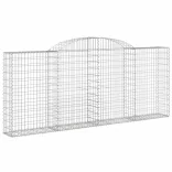 20 db íves horganyzott vas gabion kosár 300x30x120/140 cm