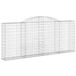 30 db íves horganyzott vas gabion kosár 300x30x120/140 cm