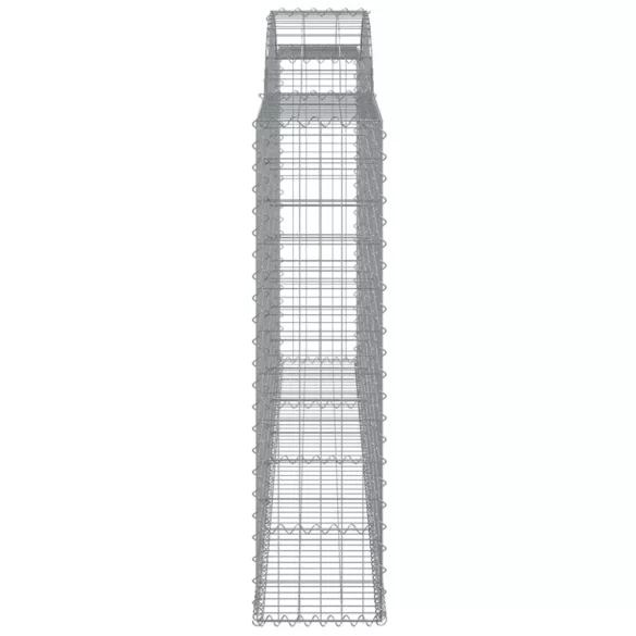 30 db íves horganyzott vas gabion kosár 300x30x120/140 cm