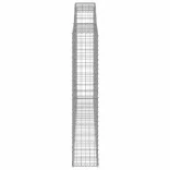 2 db íves horganyzott vas gabion kosár 300x30x160/180 cm