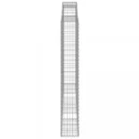 2 db íves horganyzott vas gabion kosár 300 x 30 x 200/220 cm
