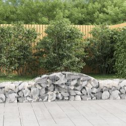 12 db íves horganyzott vas gabion kosár 300x50x40/60 cm