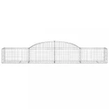 13 db íves horganyzott vas gabion kosár 300x50x40/60 cm