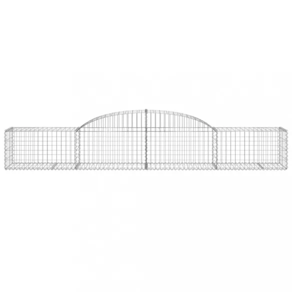 13 db íves horganyzott vas gabion kosár 300x50x40/60 cm