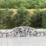 15 db íves horganyzott vas gabion kosár 300x50x40/60 cm