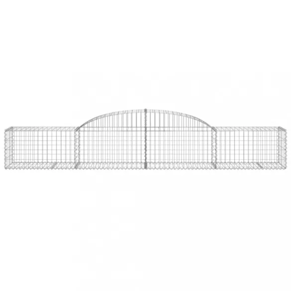 20 db íves horganyzott vas gabion kosár 300x50x40/60 cm