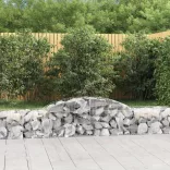 25 db íves horganyzott vas gabion kosár 300x50x40/60 cm