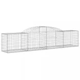 12 db íves horganyzott vas gabion kosár 300x50x60/80 cm