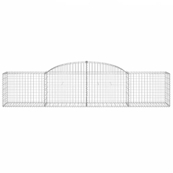 13 db íves horganyzott vas gabion kosár 300x50x60/80 cm