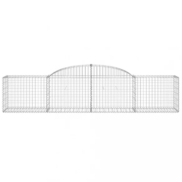 20 db íves horganyzott vas gabion kosár 300x50x60/80 cm
