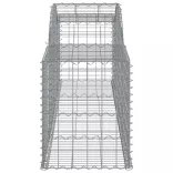 30 db íves horganyzott vas gabion kosár 300x50x60/80 cm