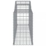10 db íves horganyzott vas gabion kosár 300x50x80/100 cm