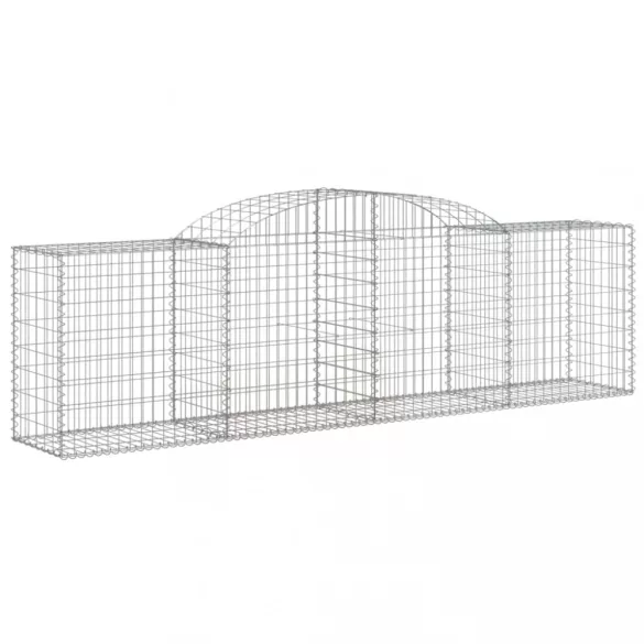 11 db íves horganyzott vas gabion kosár 300x50x80/100 cm