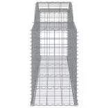 11 db íves horganyzott vas gabion kosár 300x50x80/100 cm